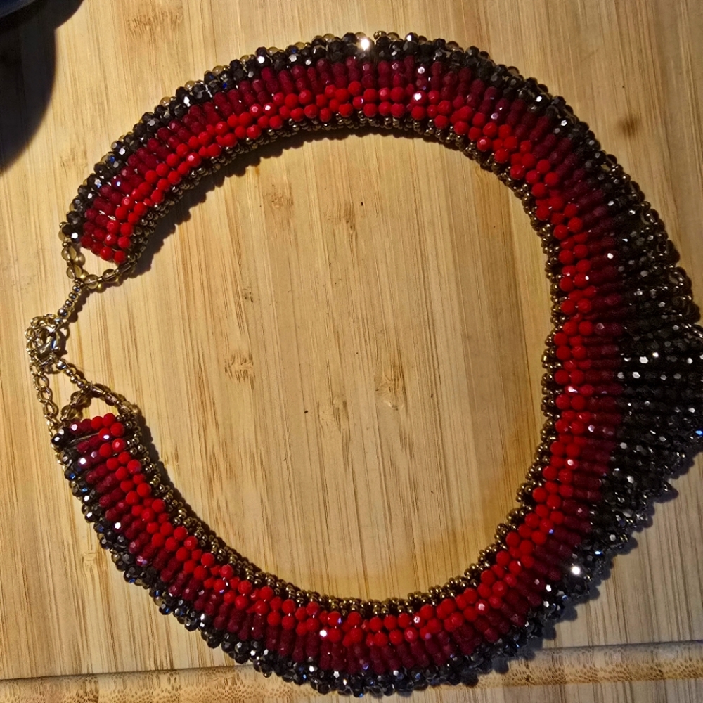 Hand Beaded Choker